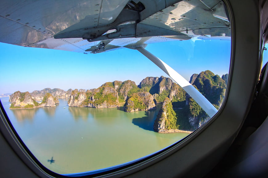 Du lịch ngắm Vịnh Hạ Long từ trên cao thủy phi cơ Cessna Grand Caravan 208B-EX