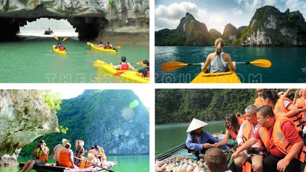 Tham quan những điểm đến nổi bật như Hang Sửng Sốt, đảo Titop, Hang Luồn.